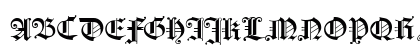 Koenigsberger Gotisch UNZ1L Regular Uppercase Preview