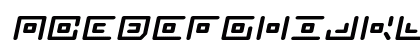Neon Circuit Expanded Italic Expanded Italic Uppercase Preview