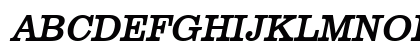 Broadcast BoldItalic Uppercase Preview