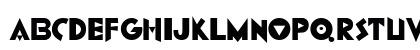 P22 Futurismo Regular Uppercase Preview