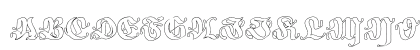Bodywork Outline Regular Uppercase Preview