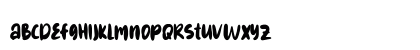 Dreary Broken Regular Uppercase Preview