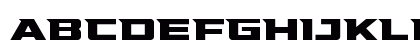 Hunterra Regular Uppercase Preview
