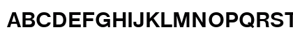 Nimbus Sans Becker D Bold Uppercase Preview