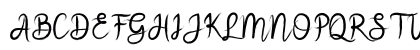 brushnyoe Regular Uppercase Preview