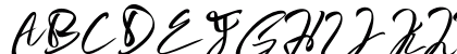 Hati Regular Uppercase Preview