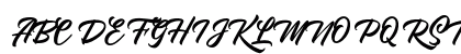 Youther Script Regular Uppercase Preview