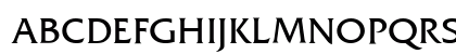 Friz Quadrata Regular Uppercase Preview