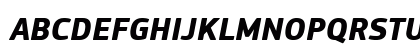PF Square Sans Pro Bold Italic Uppercase Preview