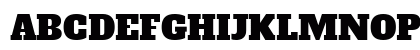 Alfa Slab One Regular Uppercase Preview