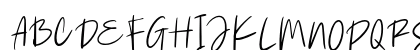 Gustafo Regular Uppercase Preview