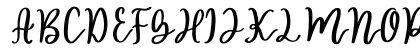 hilda Regular Uppercase Preview