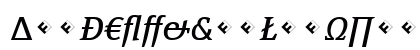 PageSerif-RegularItalicExp Regular Uppercase Preview