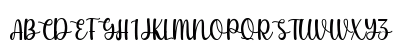 Olivia Regular Uppercase Preview