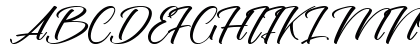 Dinattallie Personal Use Only Regular Uppercase Preview