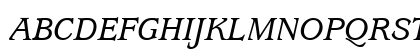 UsherwoodMdITC Italic Uppercase Preview