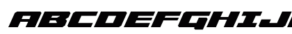 Cruiser Fortress Expanded Italic Expanded Italic Uppercase Preview