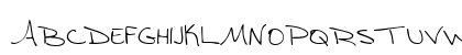 Pam's Hand Regular Uppercase Preview
