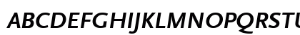 Scala Sans Bold Italic Uppercase Preview