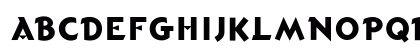 Pacific Regular Uppercase Preview