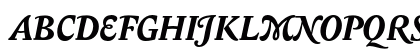 Biblon ITC Swash Bold Italic Uppercase Preview