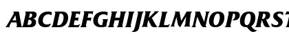 Friz Quadrata Bold Italic Uppercase Preview