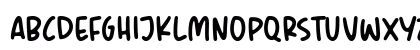Bubble Rainbow Regular Uppercase Preview