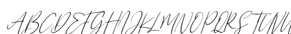 Sanflorida Italic Regular Uppercase Preview