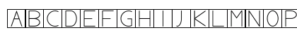 NoblaCS Regular Uppercase Preview