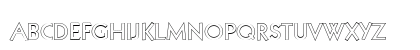 Kufi LT Outline Regular Uppercase Preview