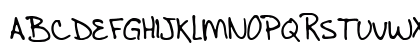 ￿igma Scrawl (BRK) Regular Uppercase Preview