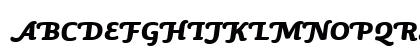 Sauna Swash Bold Italic Uppercase Preview