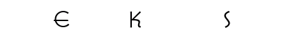 BernhardGothicSGA Regular Uppercase Preview