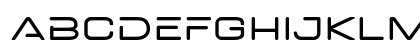 DOVENS Thin Regular Uppercase Preview