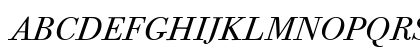 Bodoni Twelve ITC Regular Uppercase Preview