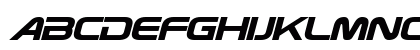 Zebulon Italic Uppercase Preview