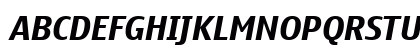 Nokia Sans Wide Bold Italic Preview