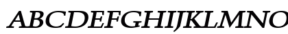 CongoWide BoldItalic Uppercase Preview