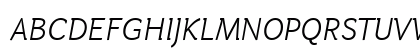 Otari Light Italic Uppercase Preview