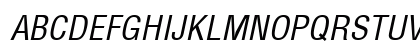 VNI Helve Condense Italic Preview