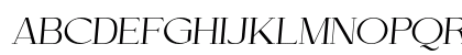 Cellofy Light SemExp Ita Italic Uppercase Preview