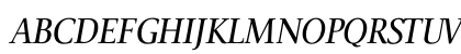 AIVeritas Italic Uppercase Preview