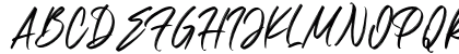 Carolissa Regular Uppercase Preview