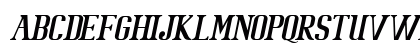 Batavia Glamore Bold Italic Uppercase Preview