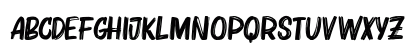 Bruzh Regular Uppercase Preview
