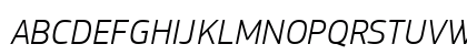 PF Square Sans Pro Light Italic Uppercase Preview