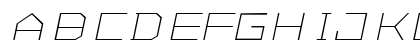 ALPHA Italic Uppercase Preview