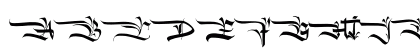Blackside Personal Use Regular Uppercase Preview