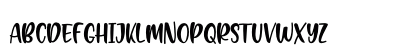 Redmilk Regular Uppercase Preview