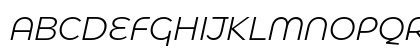 Eastman Alternate Trial Regular Offset Italic Uppercase Preview